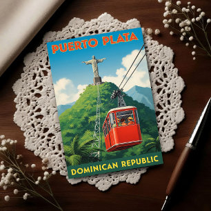 Dominikanische Republik: Reise in die 1960er Jahre Postkarte