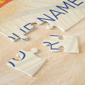 Dominikanische Republik Retro Caribbean Parrot Puzzle (Seite)