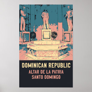 Dominikanische Republik Santo Domingo Altar la Pat Poster