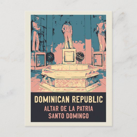 Dominikanische Republik Santo Domingo Altar la Pat Postkarte (Vorderseite)