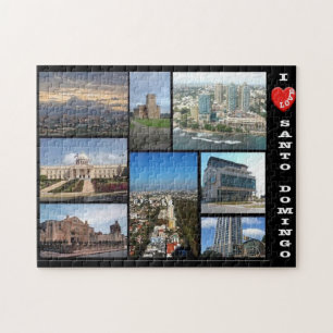 Dominikanische Republik - Santo Domingo - I Liebe Puzzle