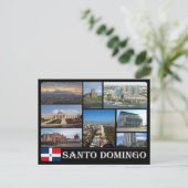 Dominikanische Republik - Santo Domingo - Mosaik - Postkarte (Stehend Vorderseite)