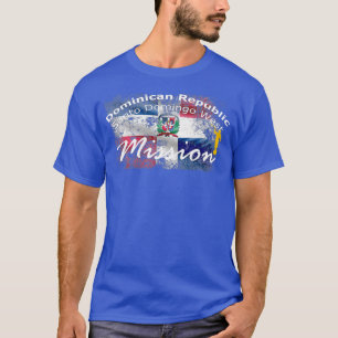 Dominikanische Republik Santo Domingo Ost Mormon L T-Shirt