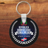 Dominikanische Republik Schlüsselanhänger (Vorderseite)