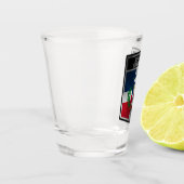 Dominikanische Republik Schnapsglas (Links)