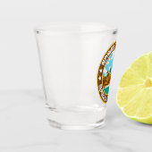 Dominikanische Republik Schnapsglas (Links)