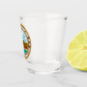 Dominikanische Republik Schnapsglas (Rechts)
