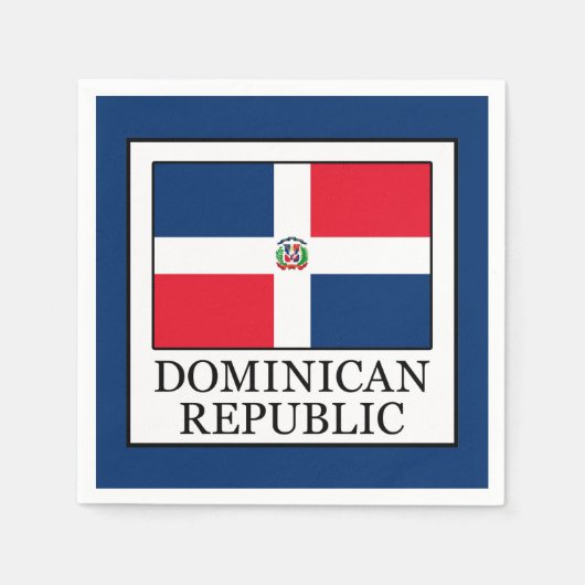 Dominikanische Republik Serviette (Vorderseite)