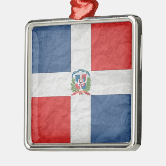 Dominikanische Republik Silbernes Ornament (Links)