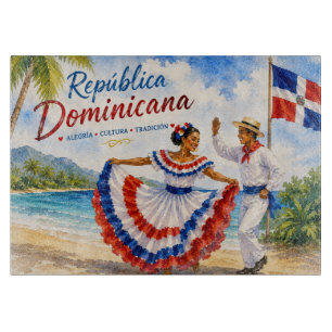 Dominikanische Republik Strandtänzer Reiseandenken Schneidebrett