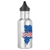 Dominikanische Republik Trinkflasche (Links)