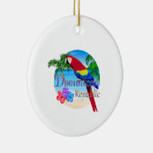 Dominikanische Republik Tropical Keramik Ornament (Rechts)