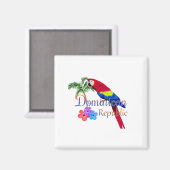 Dominikanische Republik Tropical Magnet (Vorderseite/Rückseite)
