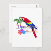 Dominikanische Republik Tropical Postkarte (Vorne/Hinten)