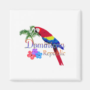 Dominikanische Republik tropisch Magnet