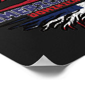 Dominikanische Republik USA Vereinigte Staaten Sta Poster (Ecke)