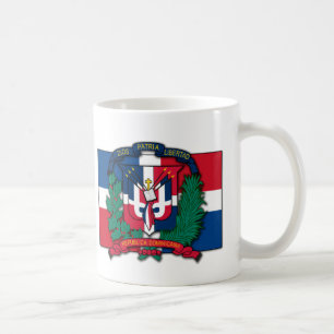 Dominikanische Republik-Wappen Kaffeetasse