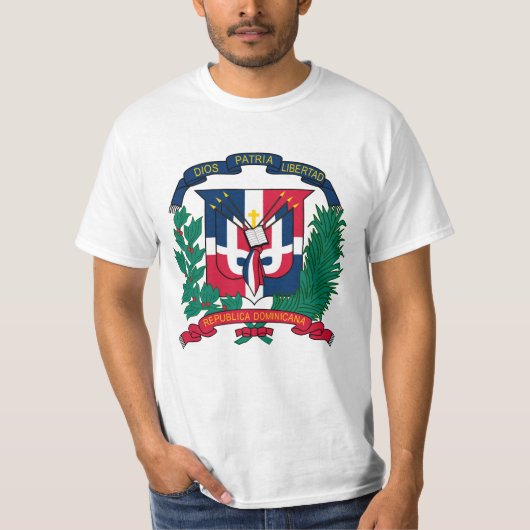 Dominikanische Republik-Wappen Shirts (Vorderseite)