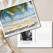 Dominikanische Republik Wedding Save the Date Post Postkarte