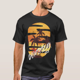 Dominikanische Strandsonne 2023 Familienurlaub Ret T-Shirt