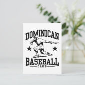 Dominikanischer Baseball Postkarte (Stehend Vorderseite)