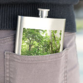 Dominikanischer Regenwald I Tropische Natur Flachmann (Beispiel)