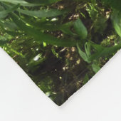 Dominikanischer Regenwald I Tropische Natur Fleecedecke (Ecke)