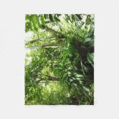 Dominikanischer Regenwald I Tropische Natur Fleecedecke (Vorderseite)