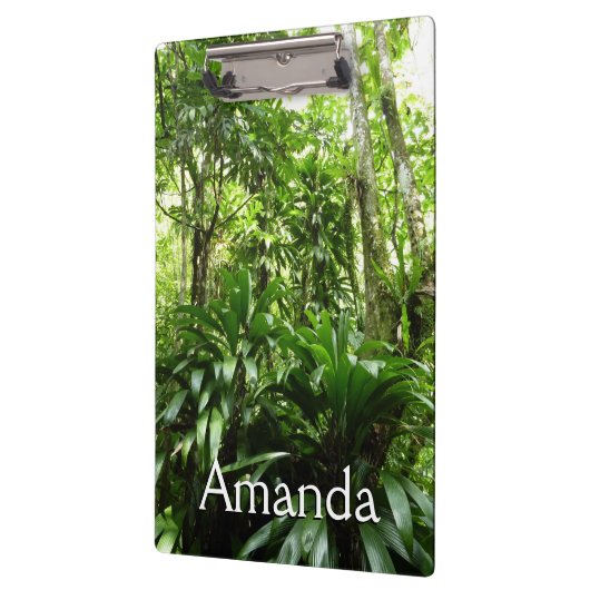 Dominikanischer Regenwald I Tropische Natur Klemmbrett (Links)