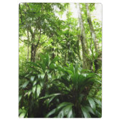 Dominikanischer Regenwald I Tropische Natur Klemmbrett (Rückseite)