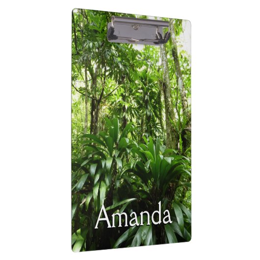 Dominikanischer Regenwald I Tropische Natur Klemmbrett (Rechts)