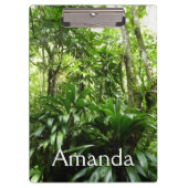 Dominikanischer Regenwald I Tropische Natur Klemmbrett (Vorderseite)