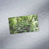 Dominikanischer Regenwald I Tropische Natur Magnetische Visitenkarte (Beispiel)