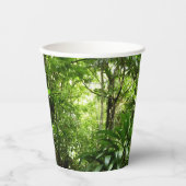 Dominikanischer Regenwald I Tropische Natur Pappbecher (Vorderseite)