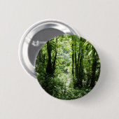 Dominikanischer Regenwald II Tropengrün Button (Vorne & Hinten)