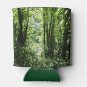 Dominikanischer Regenwald II Tropengrün Dosenkühler (Rückseite)