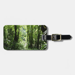 Dominikanischer Regenwald II Tropengrün Gepäckanhänger