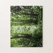 Dominikanischer Regenwald II Tropengrün Puzzle (Vertikal)