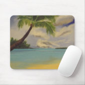 Dominikanischer Strand Mousepad (Mit Mouse)
