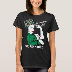 Dominikanisches Mädchen unzerbrechlich T-Shirt