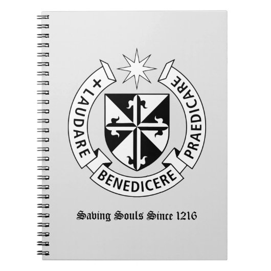Dominikanisches Orden-Notebook Notizblock (Vorderseite)