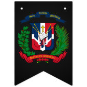 Dominikanisches Wappen Wimpelkette (Zweite Fahne)