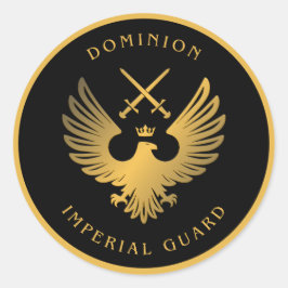 Dominion Imperial Guard große runde Stickers