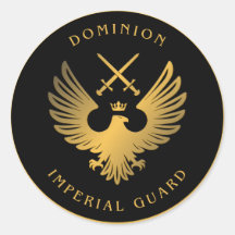 Dominion Imperial Guard rund Stickers