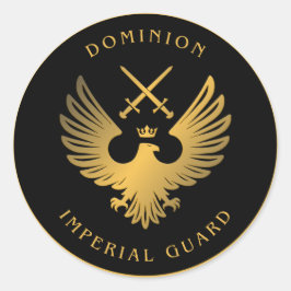 Dominion Imperial Guard rund Stickers