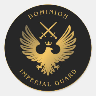 Dominion Imperial Guard rund Stickers