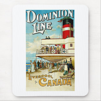 Dominion Line ~ Liverpool nach Kanada Mousepad