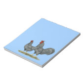 Dominique Chickens Notizblock (Rotiert)