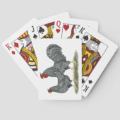 Dominique Chickens Spielkarten (Rückseite)