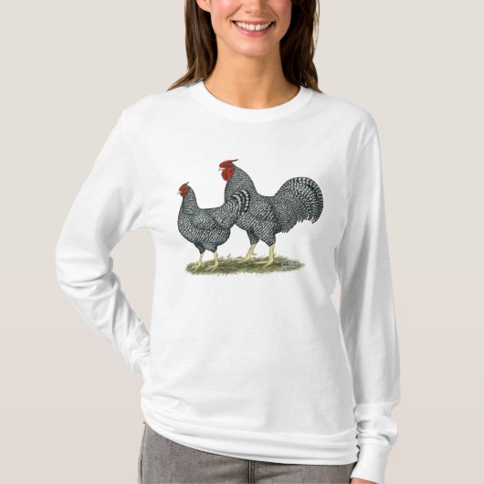 Dominique Chickens T-Shirt (Vorderseite)
